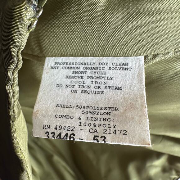 Gunne Sax Jessica McClintock Vintage 1980s Strapless Sequin Party Dress - Picture 7 of 7